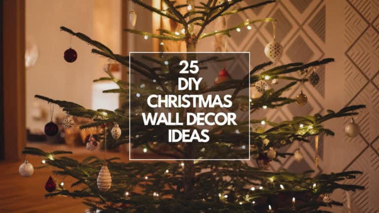 25 DIY Christmas Wall Decor Ideas - Christmas is a time when homes transform into magical havens of warmth and festivity. One of the most delightful ways to capture the spirit of the season is through DIY wall décor, which not only adds a personal touch but also brings a unique charm to your living spaces. Crafting your own decorations allows you to infuse your home with creativity and holiday cheer, making it an enjoyable activity for the entire family.