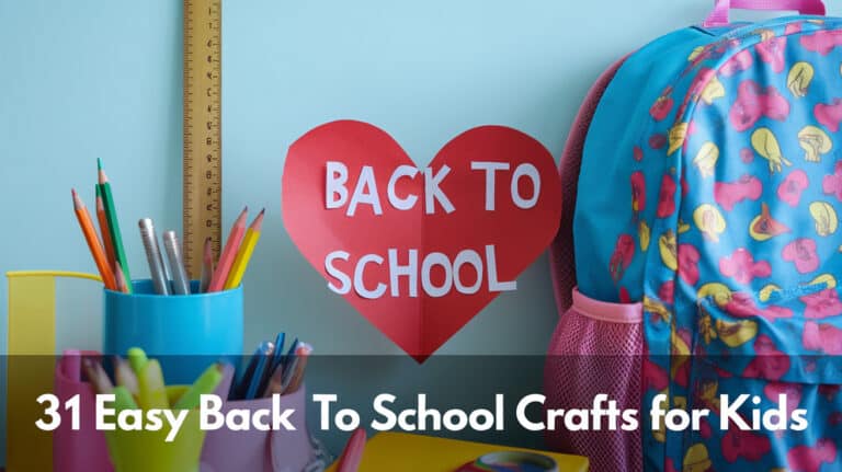 31 Easy Back to School Crafts for Kids 1 - As the summer days wane and the school year approaches, there is a special excitement in the air. The transition from carefree summer fun to structured school days can be eased with engaging and creative crafts that prepare kids for the upcoming academic adventure. These Back to School crafts not only stimulate their creativity but also build anticipation and enthusiasm for the new school year.