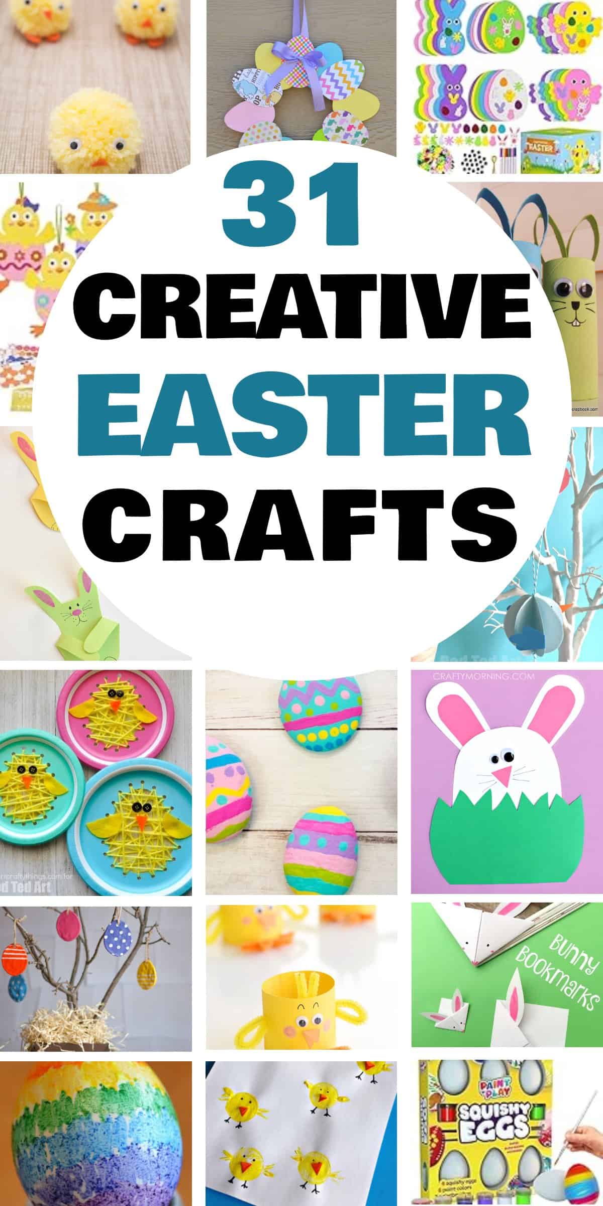 31 manualidades de Pascua fáciles de hacer para unas vacaciones creativas: ¡sumérgete en la primavera con estas sencillas manualidades de Pascua para niños y adultos! Desde lindas manualidades de conejitos de Pascua hasta hermosas decoraciones de Pascua para hacer tú mismo, ofrecemos ideas de manualidades de Pascua adecuadas para todas las edades. Explora proyectos de manualidades de Pascua sencillos, que incluyen ideas para decorar huevos y manualidades de Pascua para imprimir que seguramente entretendrán a los niños.