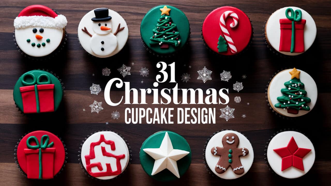 31 Festive Christmas Cupcake Ideas