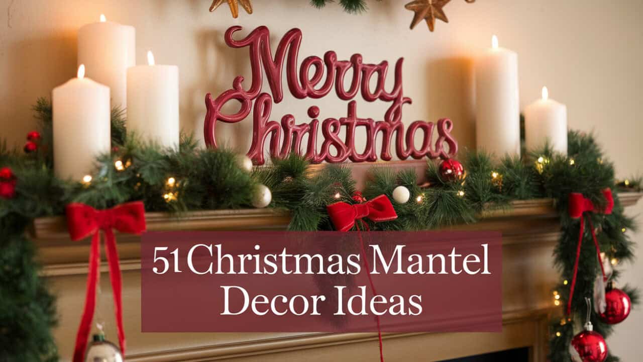 51 Best Christmas Mantel Decor Ideas