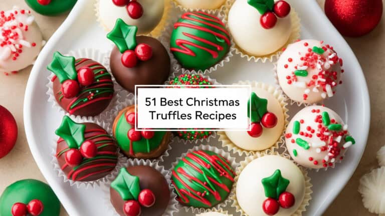 51 Best Christmas Truffles Recipes - Christmas is a season of joy and indulgence, a time when the air is filled with the aroma of freshly baked treats and the sound of festive music. Among the most cherished holiday delights are truffles, those rich, bite-sized confections that embody the essence of the season. Crafted with love and creativity, Christmas truffles make the perfect dessert or gift, showcasing the magic of chocolate and other decadent ingredients.