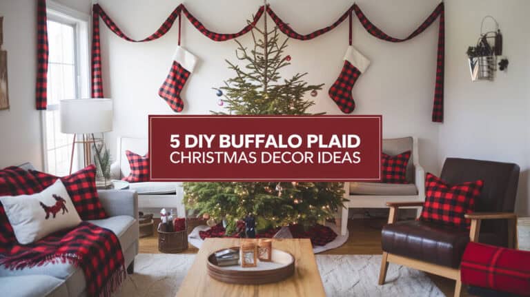 51 DIY Buffalo Plaid Christmas Decor Ideas - Buffalo plaid, with its timeless charm and rustic appeal, has become a beloved pattern for Christmas décor. Its bold checks in classic red and black evoke a sense of warmth and nostalgia, making it a perfect choice for those looking to add a cozy touch to their holiday decorations. Whether you’re aiming for a country-inspired aesthetic or simply love the striking contrast of buffalo plaid, incorporating this pattern into your Christmas décor can transform your space into a festive wonderland.