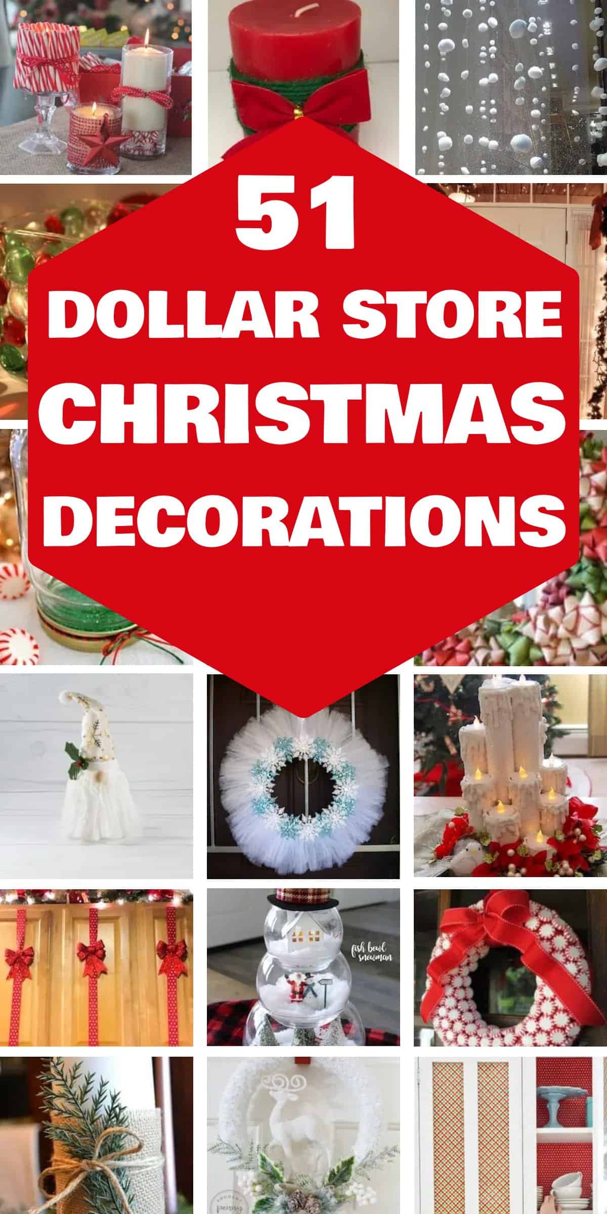 51 DIY Dollar Store Christmas Decorations - The holiday season brings a special kind of magic, and transforming your home into a festive wonderland doesn't have to be expensive. DIY Dollar Store Christmas decorations offer a creative and budget-friendly way to infuse your space with holiday cheer. With a little imagination and some basic supplies, you can craft stunning pieces that capture the essence of Christmas without breaking the bank.