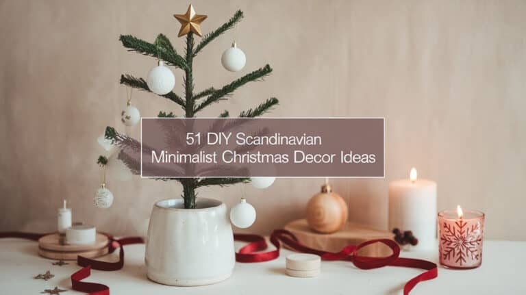 51 DIY Scandinavian Minimalist Christmas Decor Ideas - The enchanting allure of Scandinavian minimalist Christmas decor lies in its ability to blend simplicity with a serene holiday spirit. This aesthetic, rooted in Nordic traditions, emphasizes natural elements, neutral tones, and a clutter-free environment. It creates an inviting, peaceful ambiance perfect for celebrating the festive season with elegance and warmth.