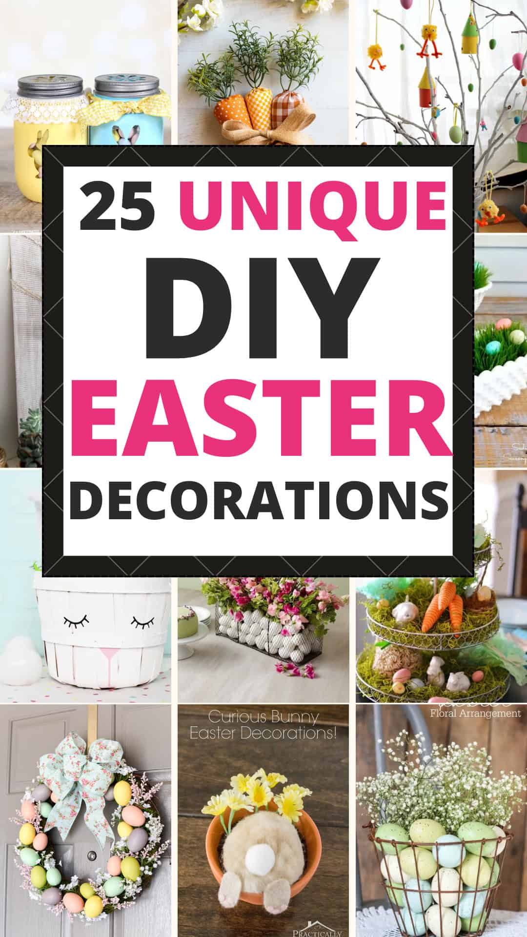 DIY Easter Decorations - Explore your imagination with these simple Easter craft projects, ideal for enhancing your springtime ambiance. Uncover a plethora of Easter adornments, including Easter wreaths and ornaments, ranging from rustic Easter decor concepts to homemade bunny decorations.