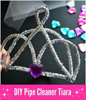 pipe cleaner Tiara craft