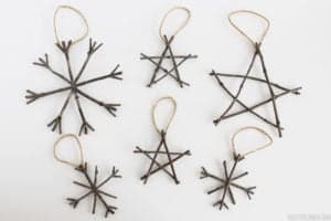 Rustic Twig Ornaments 