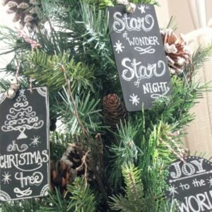 Chalkboard Ornaments