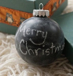 Chalkboard Ornament