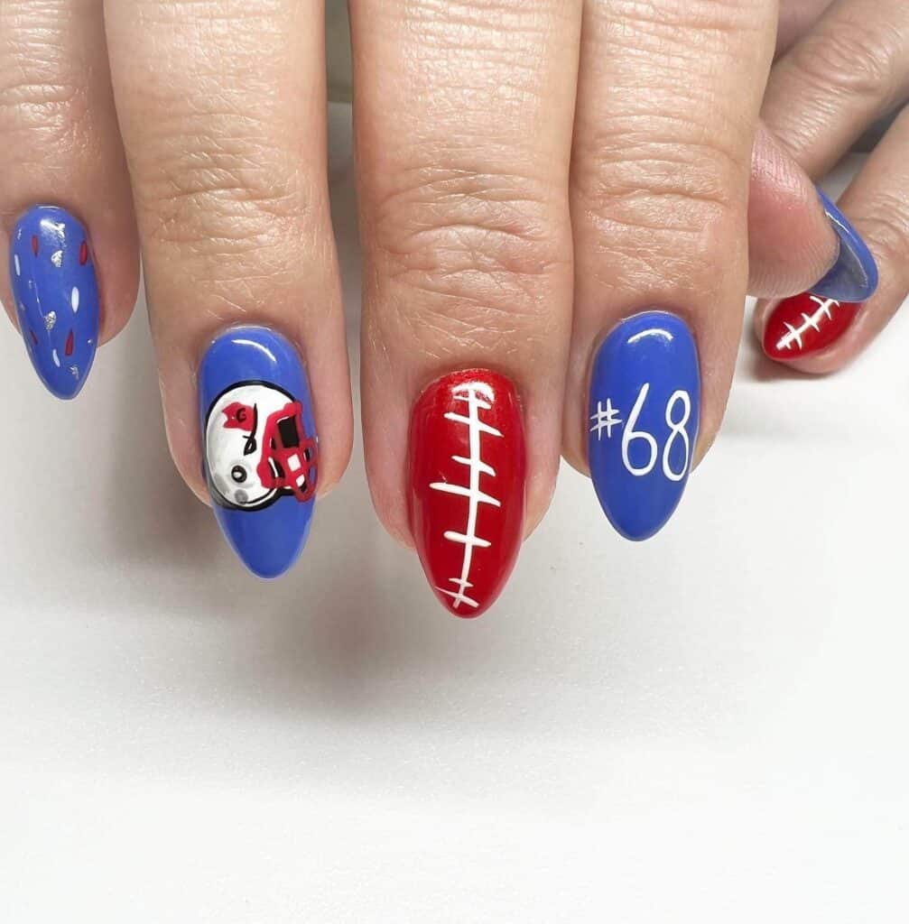 football nails 7