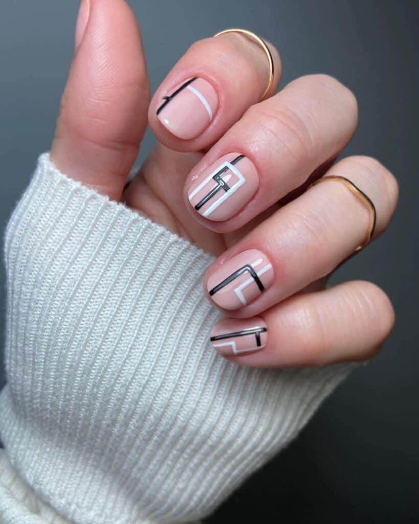 Explore the newest geometric nail art styles. From monochrome geometric designs to geometric acrylic creations, find your inspiration now.