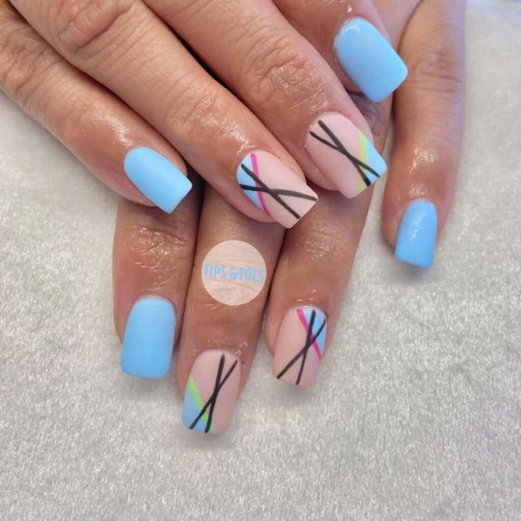 Explore the newest geometric nail art styles. From monochrome geometric designs to geometric acrylic creations, find your inspiration now.