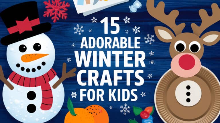 15 Adorable Winter Crafts for Kids - Winter Crafts for Kids are the perfect way to keep little hands busy and creative minds engaged during the chilly months. Whether you're looking for fun indoor activities or projects that bring a bit of winter magic inside, these crafts are sure to spark joy and imagination.