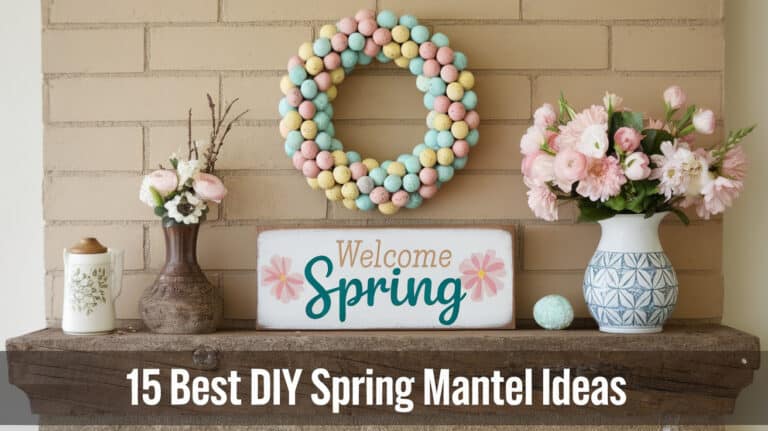 15 Best DIY Spring Mantel Ideas - Spring is a season of renewal, and there’s no better way to embrace its fresh beginnings than by updating your home decor. Mantels are the perfect canvas for showcasing the beauty of spring with charming and creative DIY ideas. As the heart of your living space, a spring-inspired mantel can instantly uplift the ambiance, bringing the vibrancy of the season indoors.