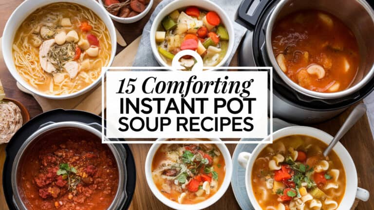 15 Comforting Instant Pot Soup Recipes - Instant Pot Soup Recipes are a game-changer for anyone looking to enjoy a hearty meal with minimal effort. With the convenience of an Instant Pot, you can have a warm, comforting bowl of soup ready in no time, perfect for busy weeknights or when you're craving something soothing.