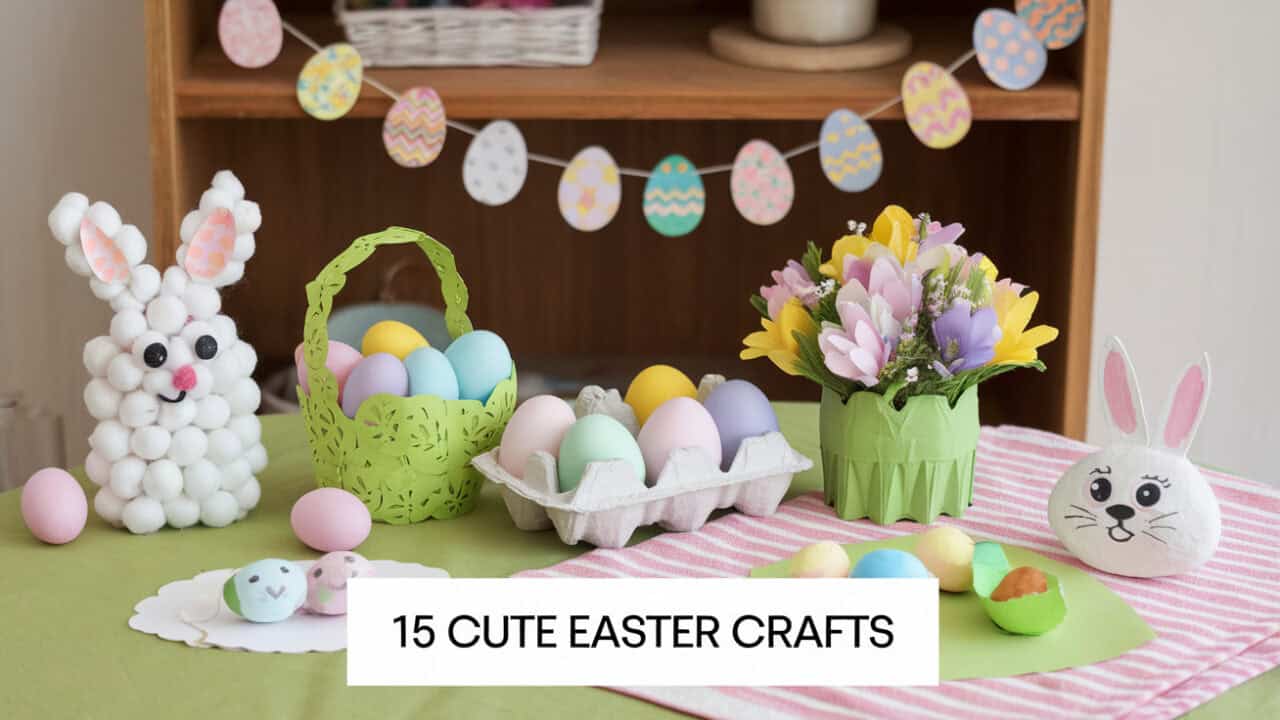 15 Cute Easter Crafts