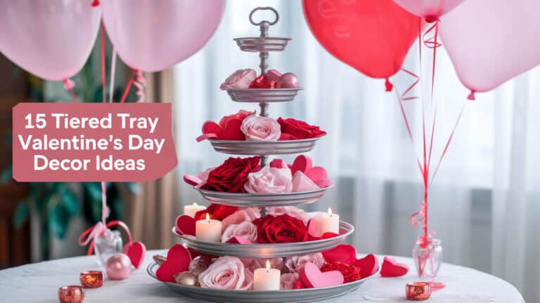 15 Cute Tiered Tray Valentines Day Decor Ideas - Tiered trays have become a beloved staple in home décor, offering a versatile and visually appealing way to display seasonal decorations. With Valentine’s Day around the corner, these trays provide the perfect canvas to showcase a romantic and festive theme that can transform any room.