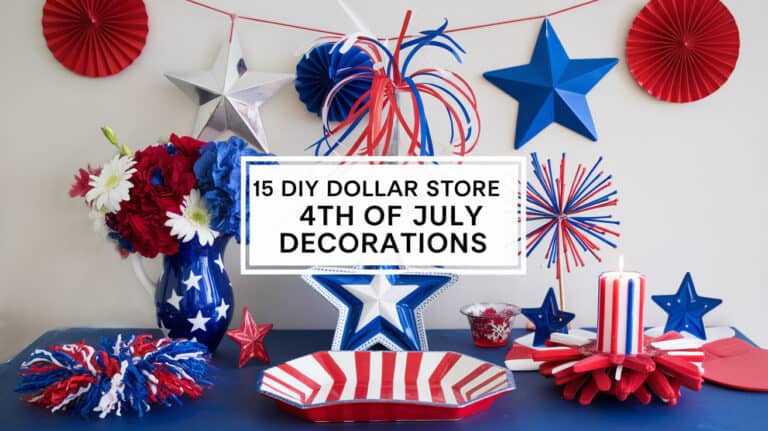 15 DIY Dollar Store 4th of July Decorations - When it comes to celebrating the 4th of July, nothing brings the spirit of patriotism to life like creative decorations. Whether you're planning a backyard barbecue or a festive gathering with friends and family, adding a touch of red, white, and blue to your decor can make all the difference. The best part? You don't need to break the bank to make your space look stunning.