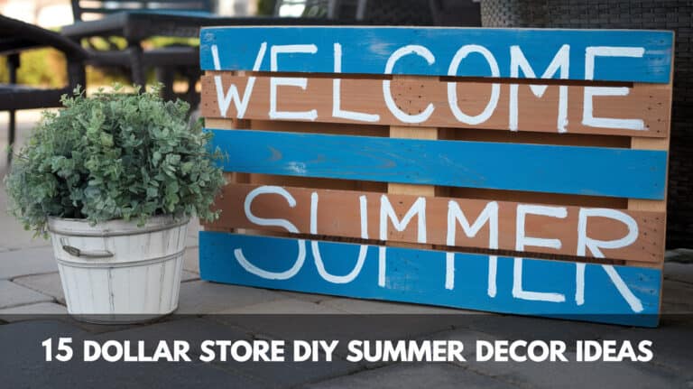 15 Dollar Store DIY Summer Decor Ideas - Summer is the perfect time to refresh your living space with vibrant, budget-friendly decor. Whether you're planning a backyard barbecue or just want to brighten up your home, Dollar Store DIY summer decor ideas can add a touch of seasonal charm without breaking the bank. These simple yet creative projects let you transform ordinary items into stylish pieces that capture the essence of summer.