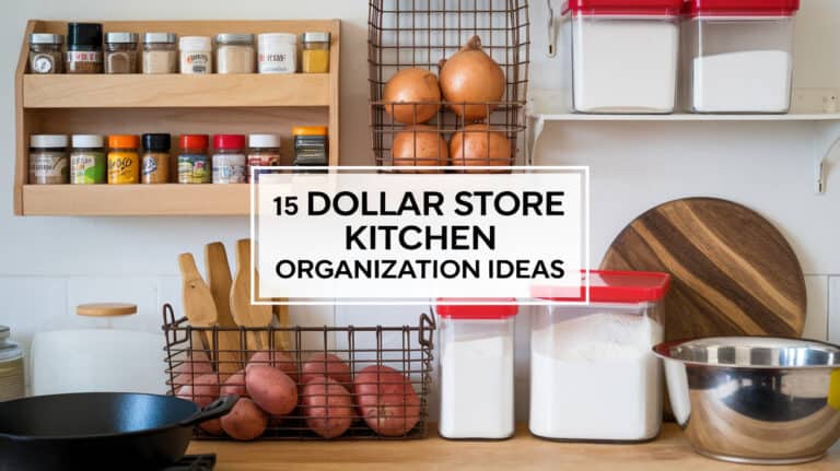 15 Dollar Store Kitchen Organization Ideas - Keeping a kitchen organized can be a daunting task, especially when it feels like every drawer and cabinet is overflowing with gadgets, utensils, and pantry staples. The good news is, you don’t have to spend a fortune to create a kitchen that’s both functional and aesthetically pleasing. With a little creativity and a few smart buys from your local dollar store, you can transform your kitchen into an organized haven.