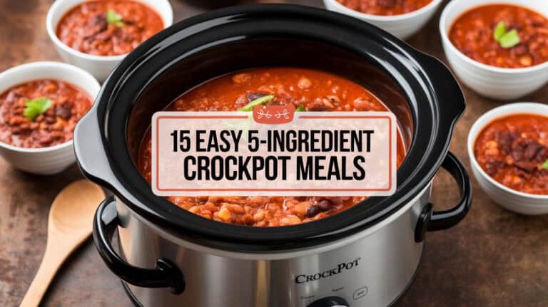 15 Easy 5 Ingredient Crockpot Meals - 5 Ingredient Crockpot Meals are a lifesaver for anyone looking to prepare delicious, home-cooked dishes without spending hours in the kitchen. Whether you’re a busy parent juggling a hectic schedule or someone who simply enjoys the ease of minimal prep, these recipes are perfect for making hearty, flavorful meals with just a handful of ingredients.