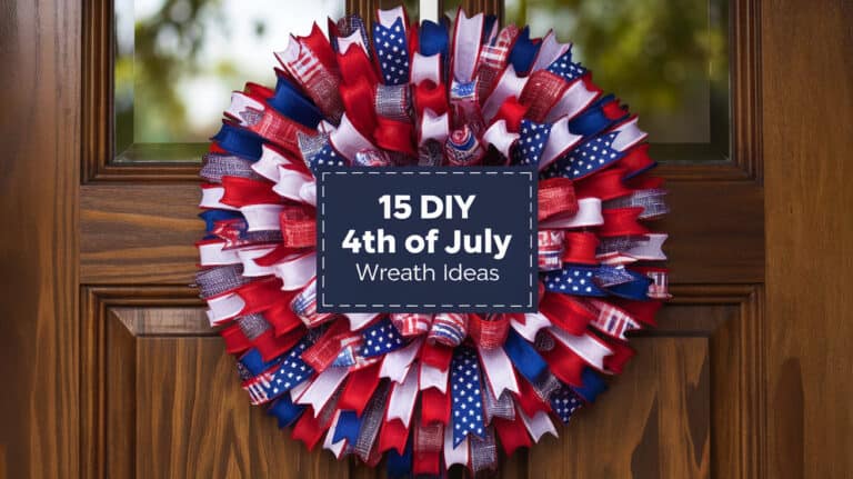 15 Stunning DIY 4th of July Wreath Ideas - When it comes to celebrating the 4th of July, few things set the festive tone like a beautifully crafted wreath on your front door. These vibrant and patriotic decorations serve as the perfect way to welcome guests, showing off your American pride even before they step inside.