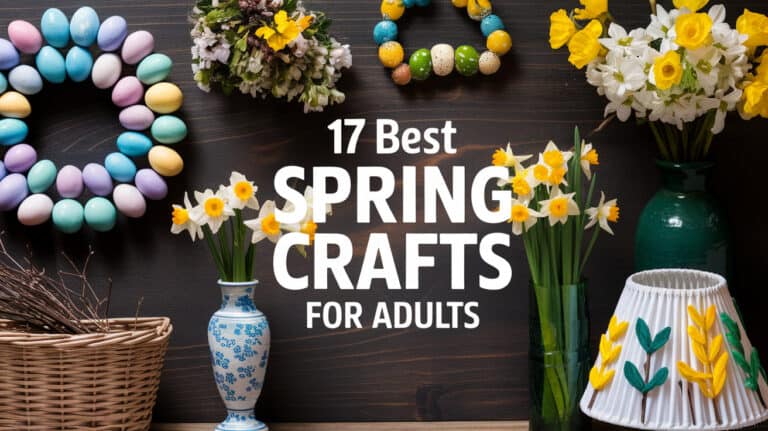 17 Best Spring Crafts for Adults - As the cold winter months give way to the gentle warmth of spring, it’s the perfect time to embrace the season’s vibrant energy with some creative crafting. Spring is synonymous with renewal, blooming flowers, and the return of bright colors, making it an inspiring backdrop for various craft projects.