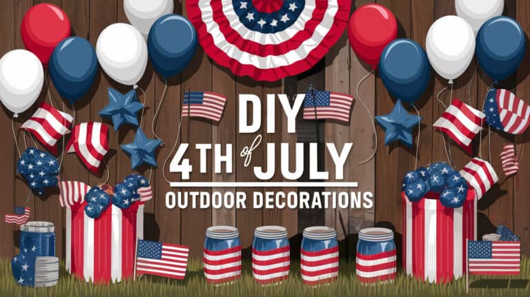 17 Creative DIY 4th of July Outdoor Decorations - Transform your outdoor space into a patriotic haven with creative and vibrant DIY decorations that celebrate the spirit of Independence Day. The 4th of July is the perfect time to gather with family and friends, enjoying the warm summer weather and festive atmosphere.