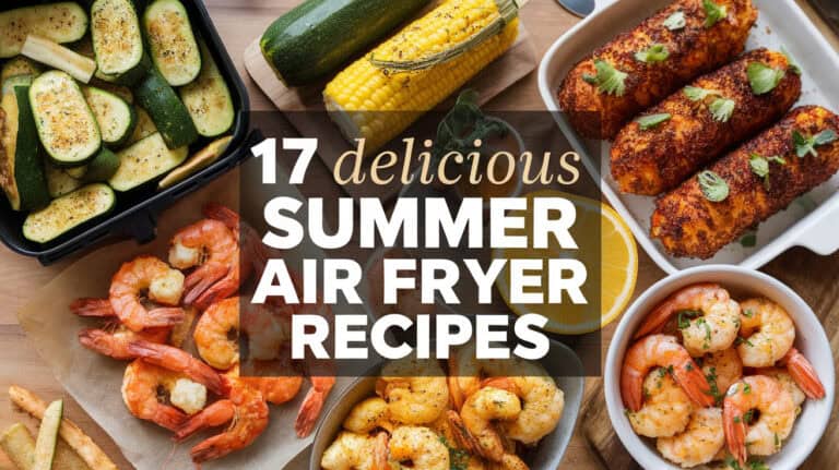 17 Delicious Summer Air Fryer Recipes - When the temperature rises and the sun is shining brightly, nothing beats the convenience of an air fryer for crafting delicious, summer-inspired meals. Whether you're whipping up a quick lunch or preparing a crowd-pleasing dinner, the air fryer offers a versatile way to enjoy your favorite warm-weather dishes with a fraction of the effort. Imagine biting into crispy vegetables, succulent meats, or perfectly toasted breads—all without heating up your kitchen.