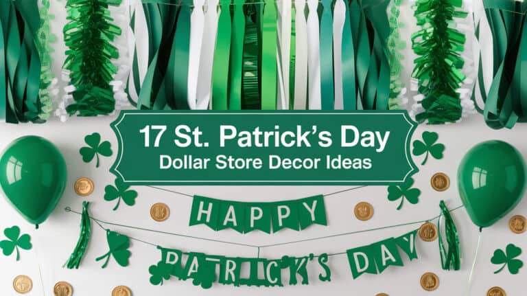 17 St. Patricks Day Dollar Store Decor Ideas - When it comes to celebrating St. Patrick’s Day, there’s something magical about transforming your space into a festive wonderland without breaking the bank. Dollar store finds offer an incredible array of options to create vibrant and playful decorations that capture the spirit of the holiday.