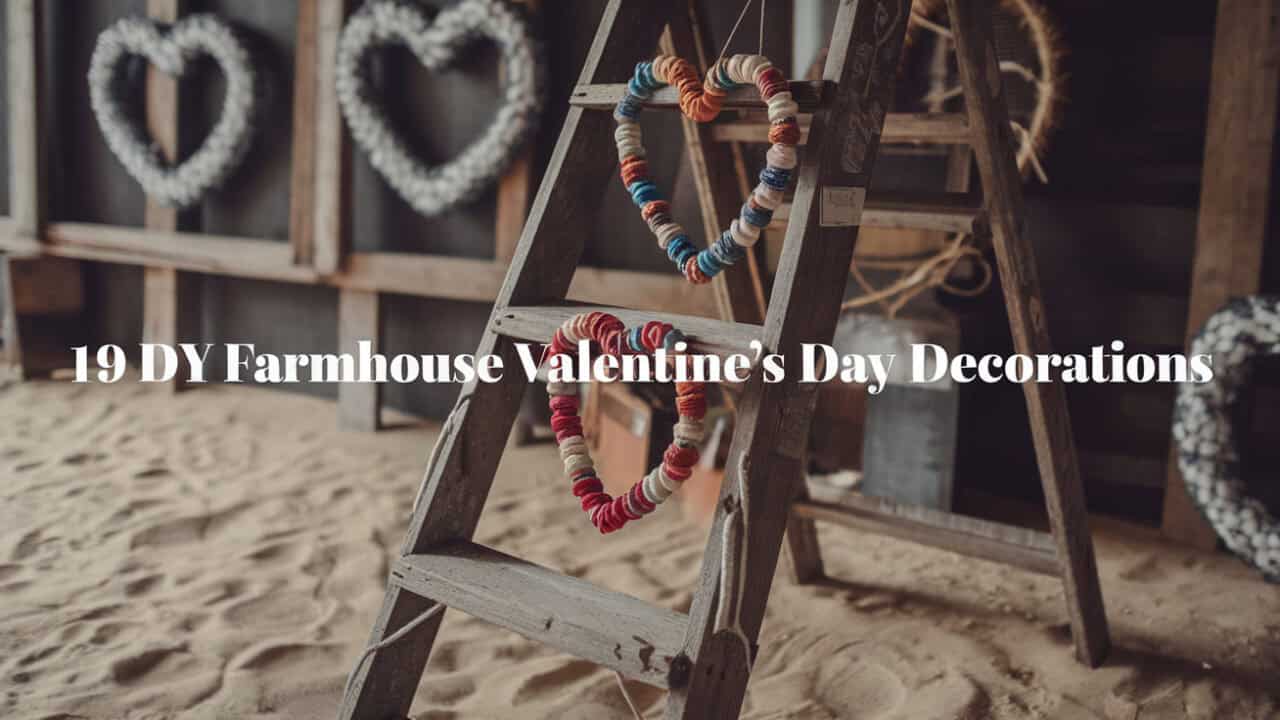 19 Charming DIY Farmhouse Valentine’s Day Decorations