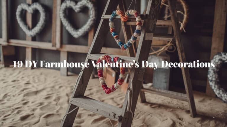 19 Charming DIY Farmhouse Valentines Day Decorations - Creating a warm and inviting atmosphere is at the heart of farmhouse-style decor, and there's no better time to embrace this aesthetic than during Valentine's Day. The charm of farmhouse decorations lies in their simplicity, rustic appeal, and the way they effortlessly blend vintage elements with modern touches.