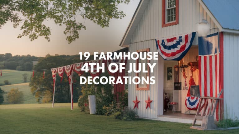 19 Charming Farmhouse 4th of July Decorations - There’s something uniquely charming about Farmhouse decor, especially when it’s infused with the patriotic spirit of the 4th of July. The combination of rustic elegance and Americana touches creates a warm, inviting atmosphere that perfectly complements the holiday’s festivities.