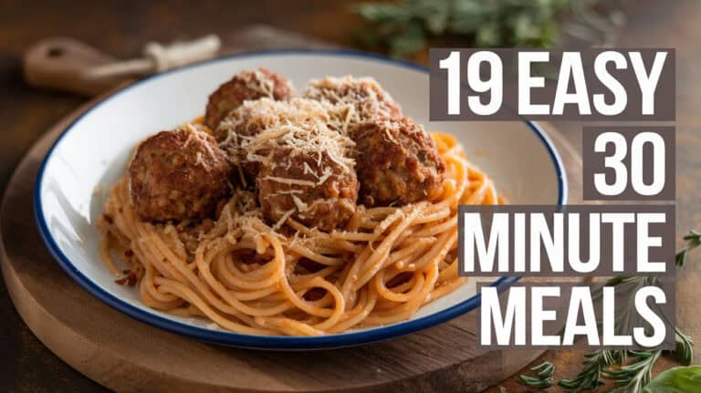 19 Cheap and Easy 30 Minute Meals - When life gets busy, the last thing you want to do is spend hours in the kitchen preparing a meal. That’s where quick and affordable recipes come into play, offering a perfect solution for those hectic days when you need something on the table fast.