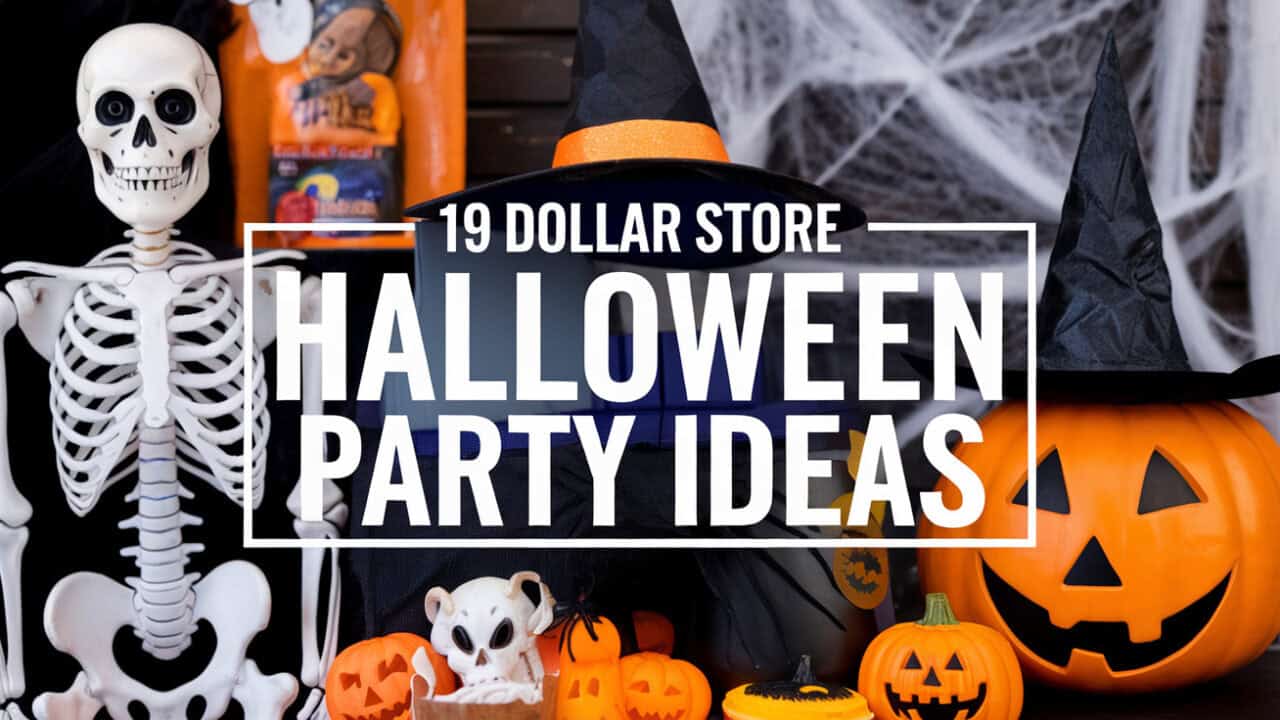 19 Creative Dollar Store Halloween Party Ideas