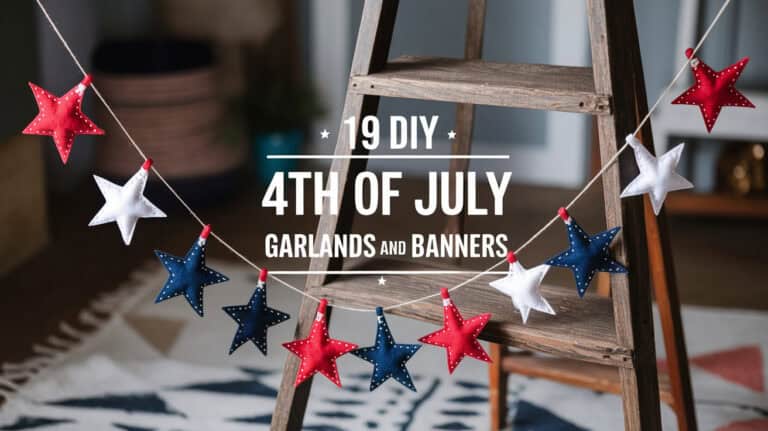 19 DIY 4th of July Garlands and Banners - The 4th of July is a day of patriotism, celebration, and community, where every detail counts in setting the festive mood. Among the many ways to decorate, garlands and banners stand out as a simple yet impactful way to bring the red, white, and blue into your home, yard, or party space.