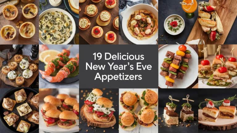 19 Delicious New Years Eve Appetizers 1 - New Year's Eve is a time of celebration, anticipation, and indulgence. As the clock ticks closer to midnight, the excitement in the air is palpable, and there's no better way to fuel that energy than with a selection of delectable appetizers.