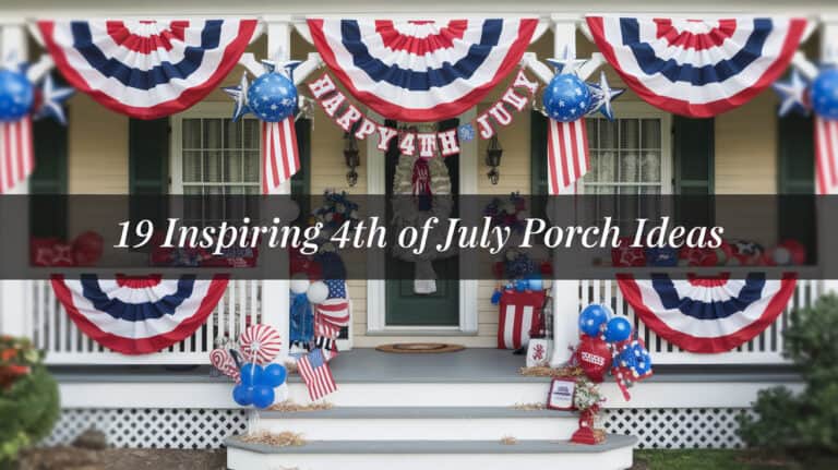 19 Inspiring 4th of July Porch Ideas - As the summer sun reaches its peak and the smell of BBQ fills the air, the 4th of July brings a wave of patriotic pride that resonates through neighborhoods across the country. One of the most charming ways to celebrate this day of independence is by transforming your porch into a welcoming display of red, white, and blue.