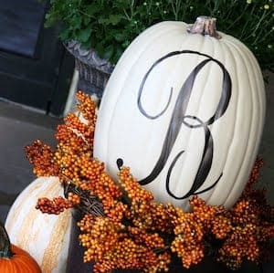 Monogram Pumpkin