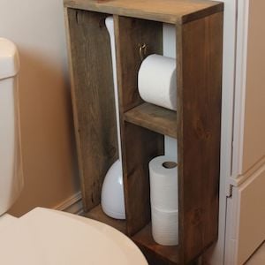 DIY Side Vanity Storage Unit 