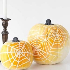 Ombre Spiderweb Pumpkins