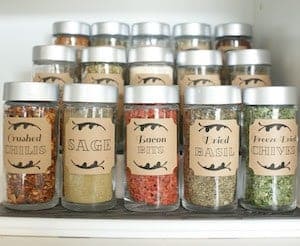 1 kitchen spice labels - Keeping a kitchen organized can be a daunting task, especially when it feels like every drawer and cabinet is overflowing with gadgets, utensils, and pantry staples. The good news is, you don’t have to spend a fortune to create a kitchen that’s both functional and aesthetically pleasing. With a little creativity and a few smart buys from your local dollar store, you can transform your kitchen into an organized haven.