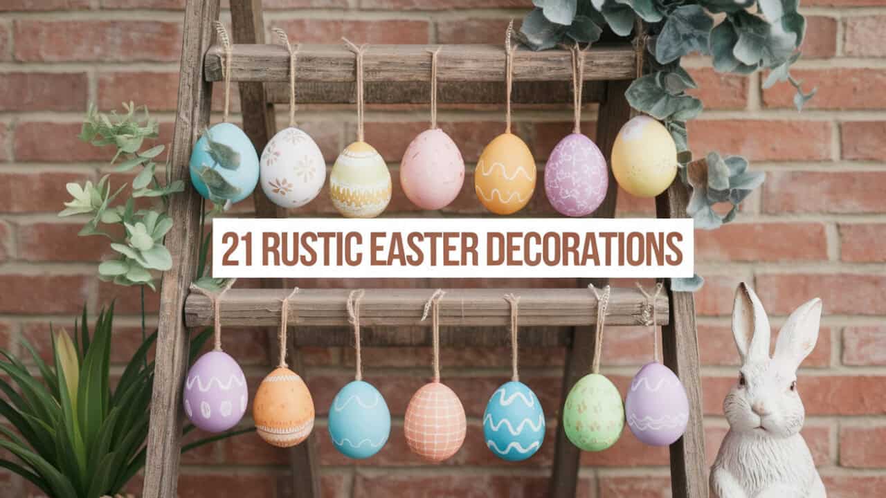 21 Adorable Rustic Easter Decorations