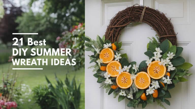 21 Best DIY Summer Wreath Ideas - As the warm embrace of summer takes hold, it’s the perfect time to infuse your home with the vibrant energy of the season. One of the most charming ways to do this is by crafting your very own DIY summer wreath. These handmade creations not only add a splash of color to your front door but also serve as a personal expression of your summer style.