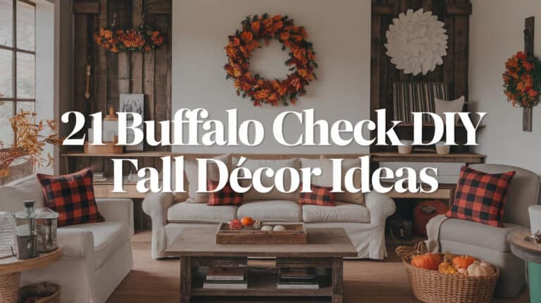 21 Charming Buffalo Check DIY Fall Decor Ideas - Buffalo check has become a beloved pattern in the world of home décor, especially during the fall season. Its classic checkered design, in bold red and black or neutral black and white, adds a touch of rustic charm to any space. As the leaves begin to change and the air turns crisp, incorporating buffalo check into your fall décor can create a cozy, inviting atmosphere that celebrates the warmth and beauty of the season.