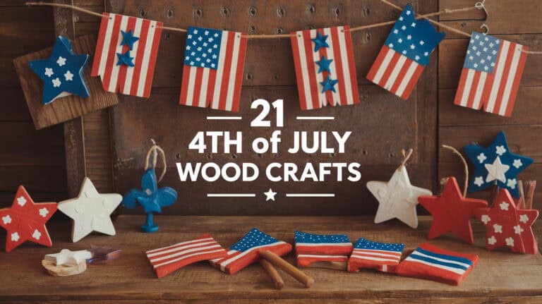 21 DIY 4th of July Wood Crafts - The 4th of July is more than just a day for fireworks and barbecues—it's a time to celebrate freedom, unity, and the spirit of America. This year, why not elevate your Independence Day decor by adding a personal touch with handcrafted wood projects? Whether you're a seasoned DIY enthusiast or a crafting newbie, creating patriotic wood crafts offers a unique way to express your love for the red, white, and blue.