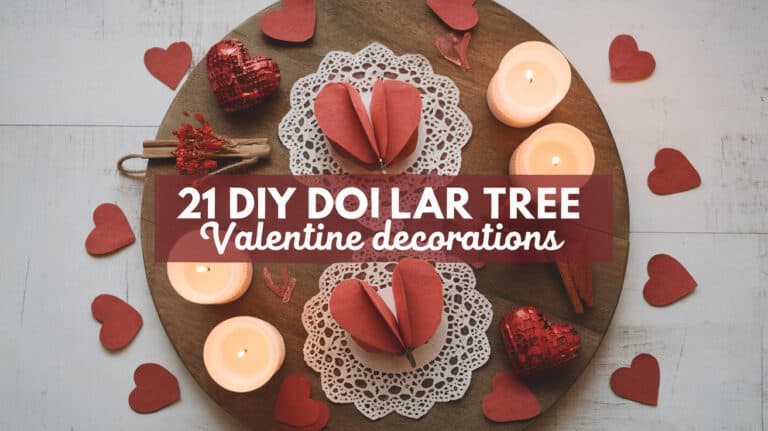 21 DIY Dollar Tree Valentine Decorations - Valentine's Day is a time to celebrate love and affection, and what better way to express those feelings than by adorning your home with festive decorations? Creating a warm and romantic atmosphere doesn’t have to break the bank, especially when you can find everything you need at Dollar Tree.