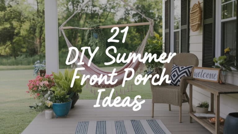 21 DIY Summer Front Porch Ideas - Transforming your front porch into a welcoming summer retreat is one of the best ways to celebrate the season. Whether you love vibrant colors or prefer a more natural look, there are endless possibilities to bring out the charm of your outdoor space. From easy DIY projects to creative design ideas, you can make your porch the envy of the neighborhood without breaking the bank.