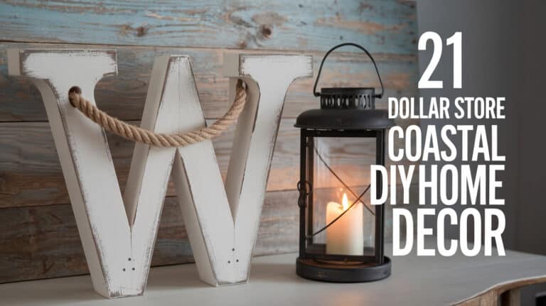 21 Dollar Store Coastal DIY Home Decor - Creating a coastal-inspired home doesn’t have to break the bank, especially when you can find everything you need at your local dollar store. With a few creative ideas and a bit of crafting, you can transform ordinary items into charming decor that brings the serene beauty of the coast right into your living space.